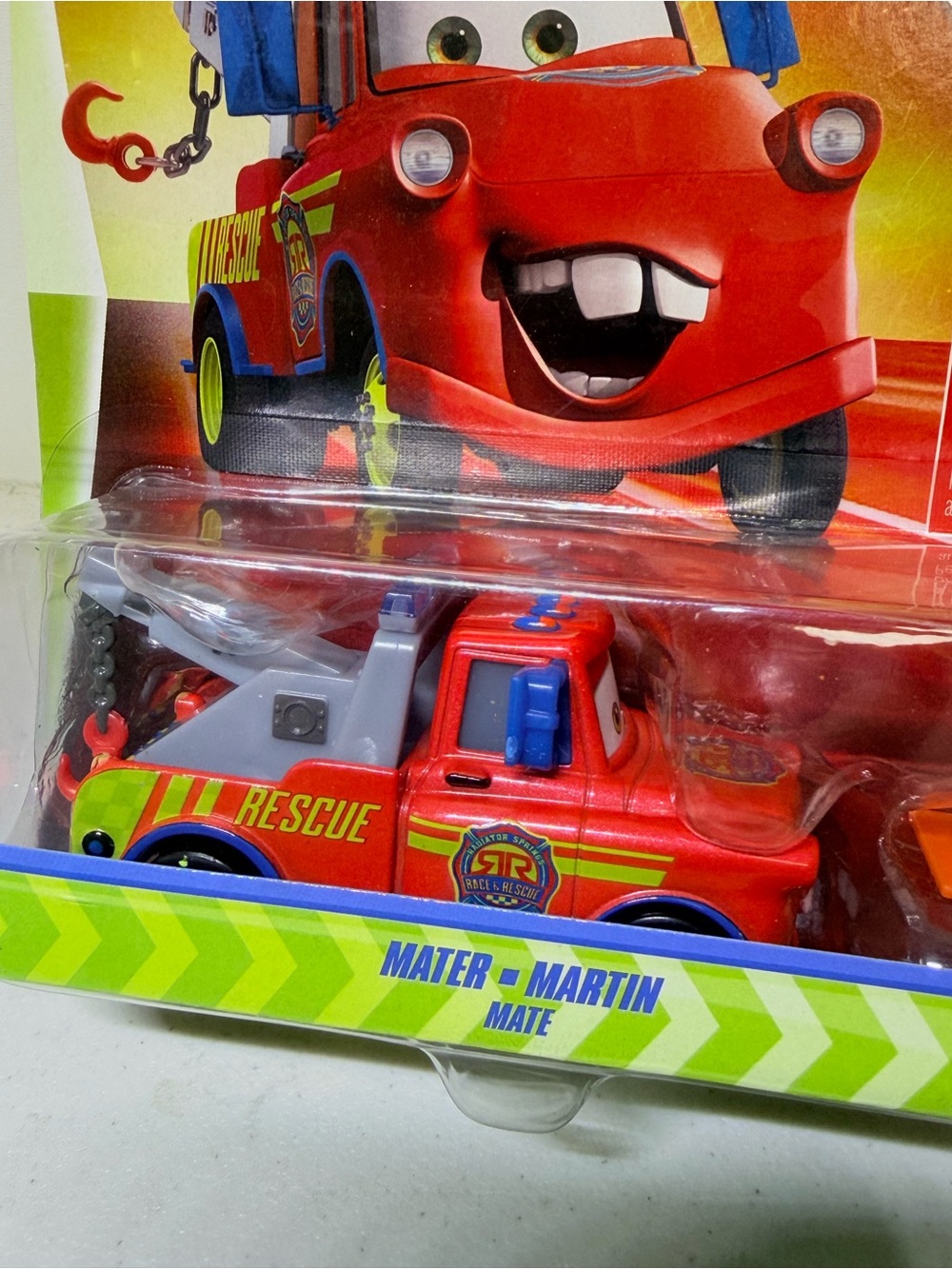2026 Disney Red Rescue Mater Tow Truck Toy